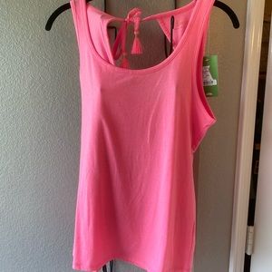 Open-back tank top